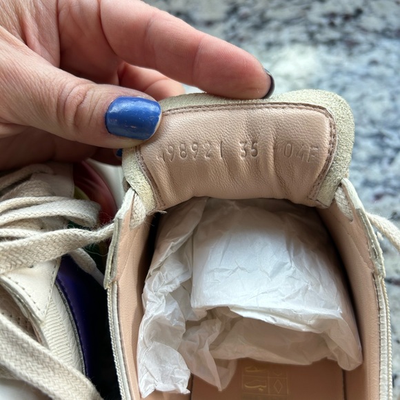 EUC Gucci rainbow sneakers with crystal details along the sole, size 35 - Picture 5 of 10